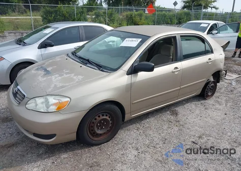 2007 Toyota Corolla Le z USA, uszkodzony, nr VIN 2T1BR32EX7C789072